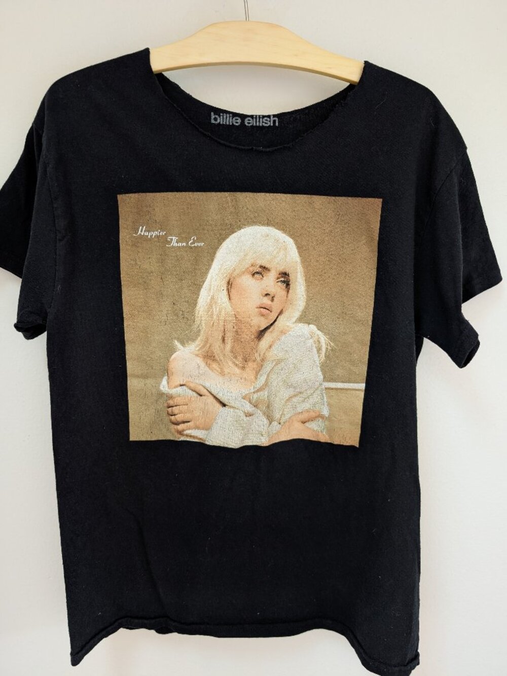 Billie Eilish Happier Than Ever Tee Shirt Size Medium